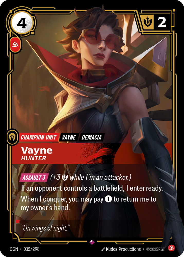 Vayne, Hunter (Foil) - Origins #35