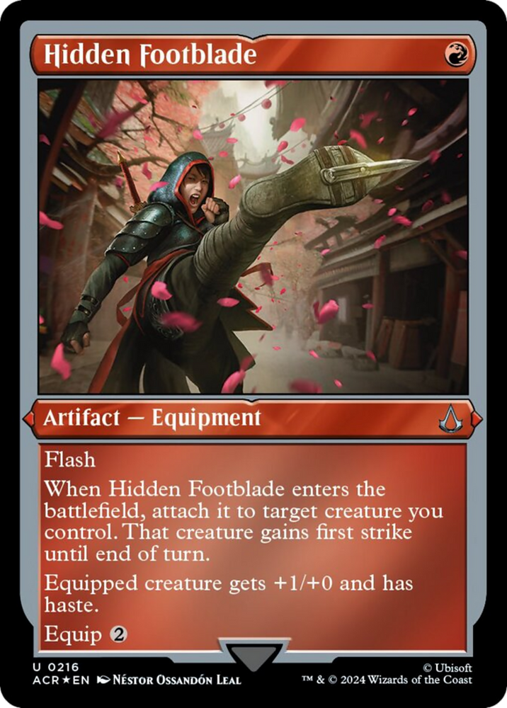 Magic | Hidden Footblade (Foil Etched) [Assassin's Creed] | The Nerd Merchant