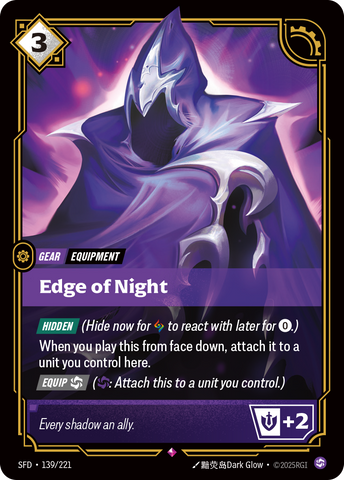 Edge of Night (Foil) - Spiritforged #139
