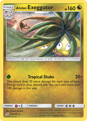 Pokemon | Alolan Exeggutor (114/181) [Sun & Moon: Team Up] | The Nerd Merchant
