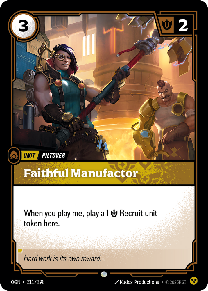 Faithful Manufactor - Origins #211