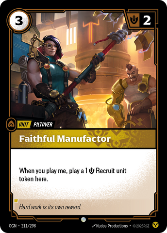 Faithful Manufactor - Origins #211