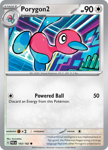 Pokemon | Porygon2 (143/182) [Scarlet & Violet: Paradox Rift] | The Nerd Merchant