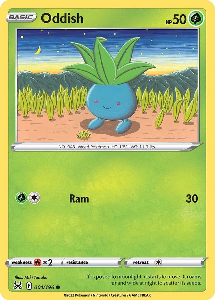 Pokemon | Oddish (001/196) [Sword & Shield: Lost Origin] | The Nerd Merchant