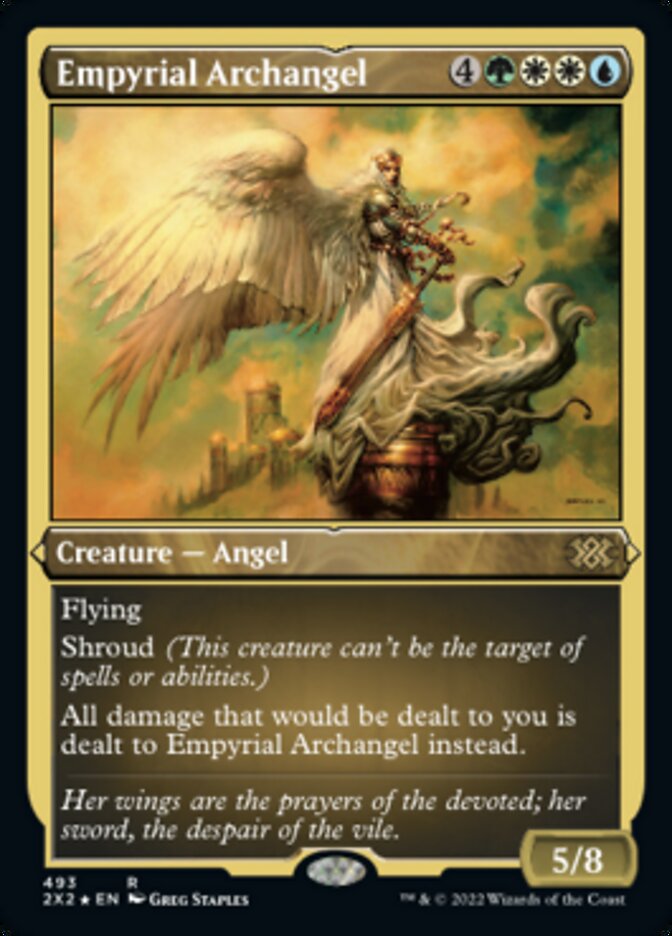 Magic | Empyrial Archangel (Foil Etched) [Double Masters 2022] | The Nerd Merchant