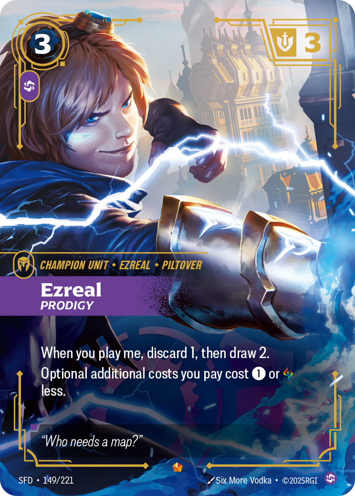 Ezreal, Prodigy (Foil) - Spiritforged #149