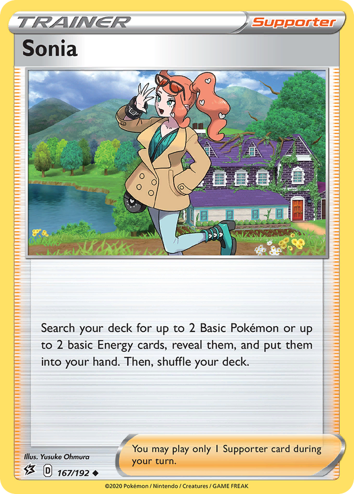 Pokemon | Sonia (167/192) [Sword & Shield: Rebel Clash] | The Nerd Merchant