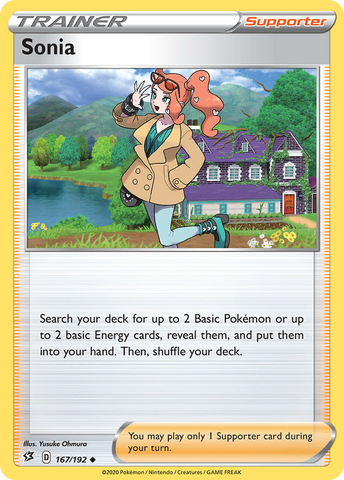 Pokemon | Sonia (167/192) [Sword & Shield: Rebel Clash] | The Nerd Merchant
