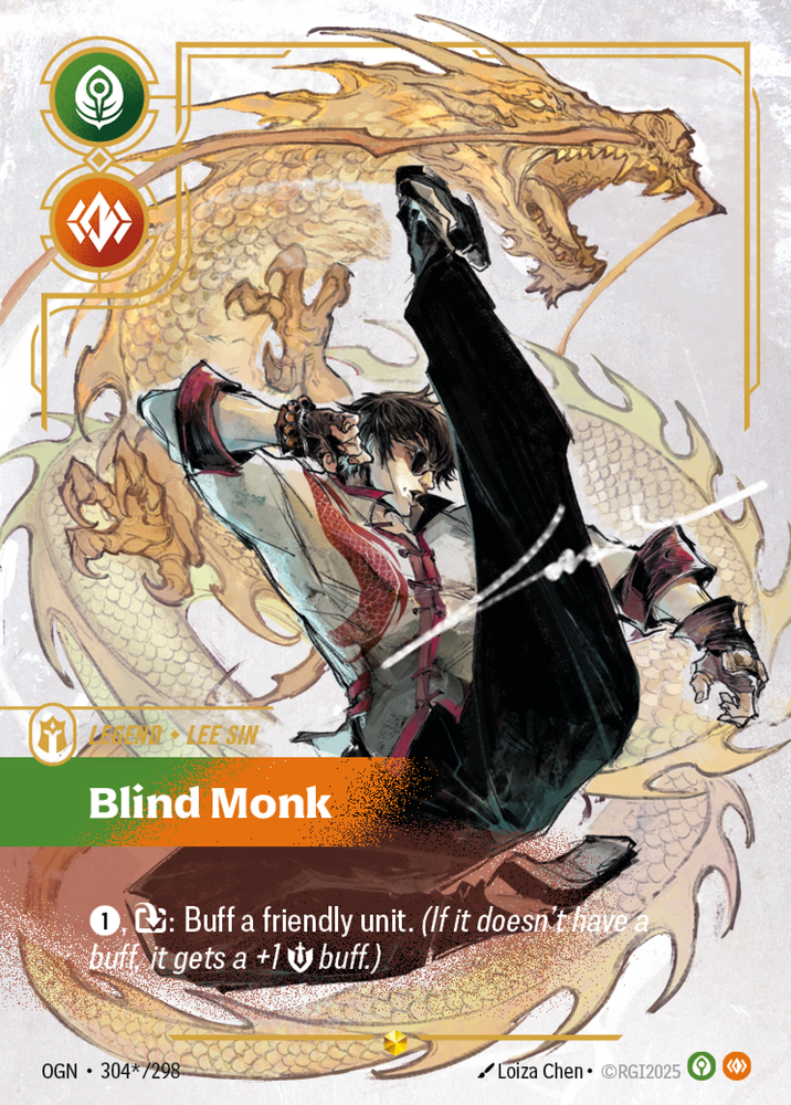 Blind Monk (Signature Foil) - Origins #304