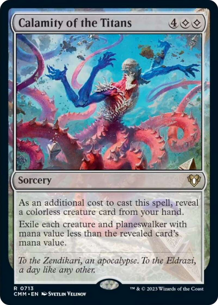 Magic | Calamity of the Titans [Commander Masters] | The Nerd Merchant