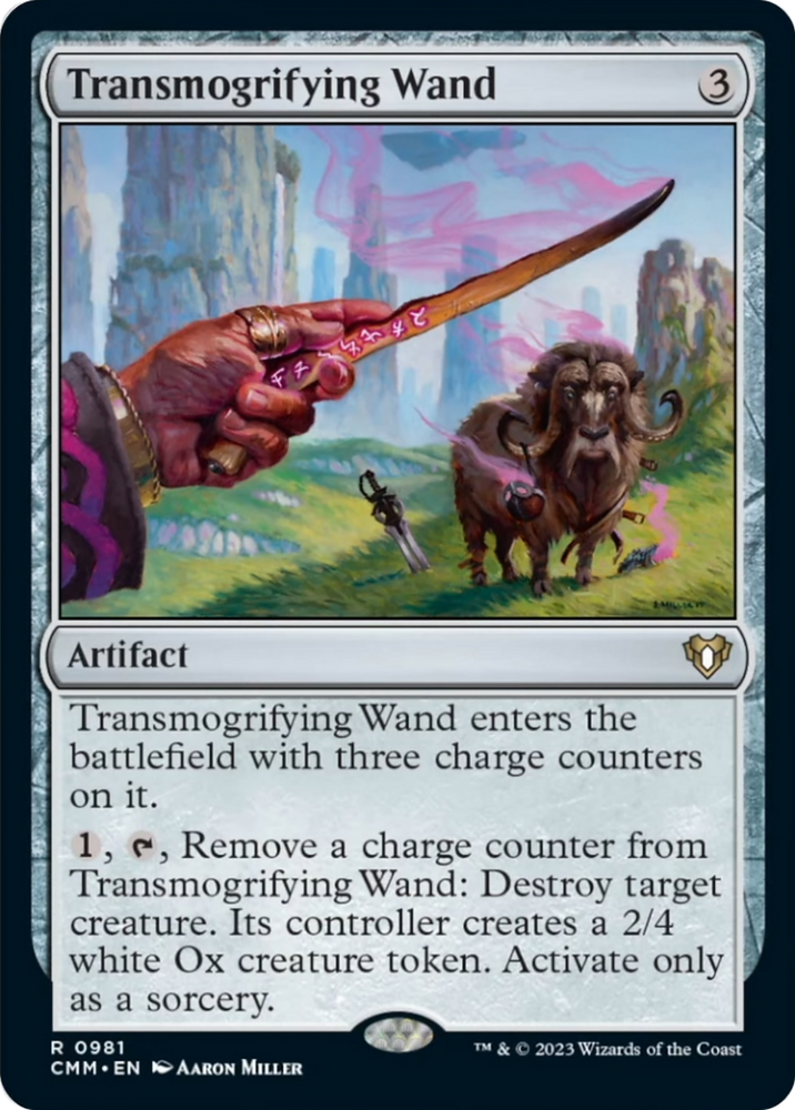 Magic | Transmogrifying Wand [Commander Masters] | The Nerd Merchant