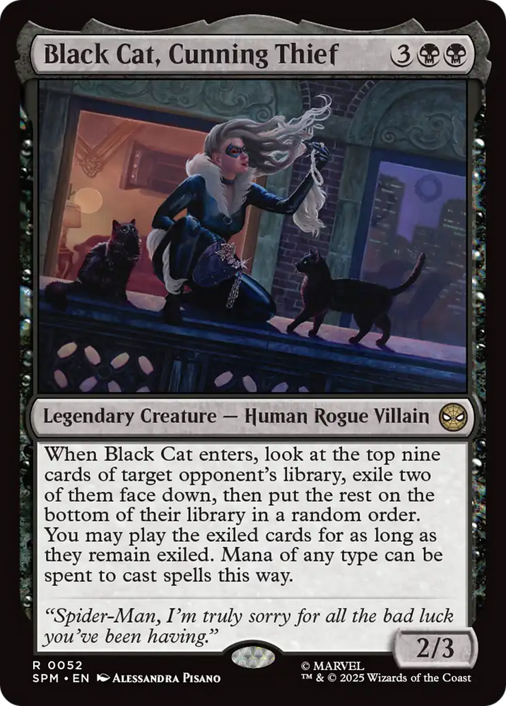 Magic | Black Cat, Cunning Thief [Marvel's Spider-Man] | The Nerd Merchant