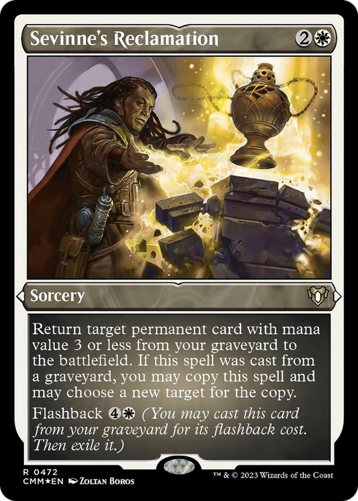 Magic | Sevinne's Reclamation (Foil Etched) [Commander Masters] | The Nerd Merchant