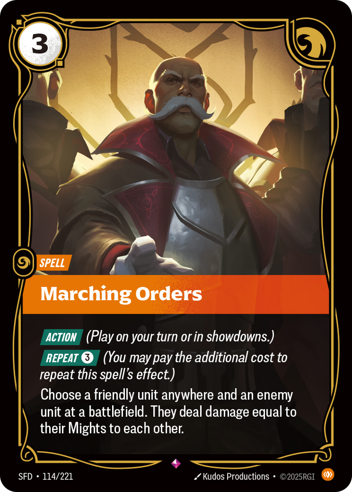 Marching Orders (Foil) - Spiritforged #114