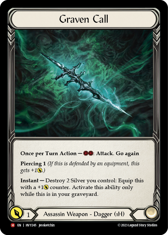 Flesh and Blood TCG | Graven Call [HVY245] (Heavy Hitters)  Cold Foil | The Nerd Merchant