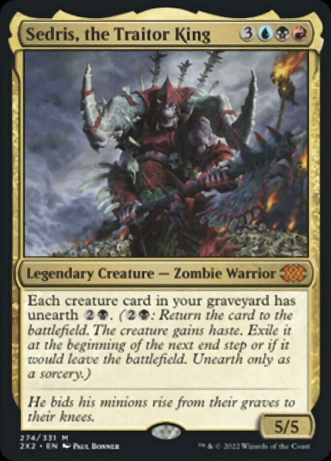 Magic | Sedris, the Traitor King [Double Masters 2022] | The Nerd Merchant