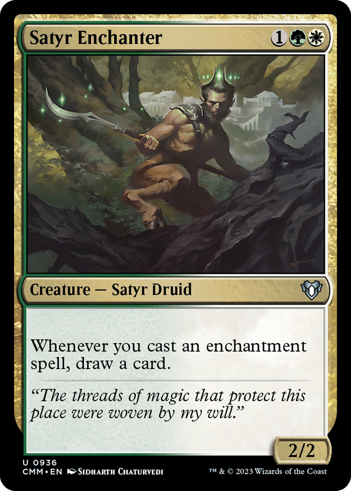 Magic | Satyr Enchanter [Commander Masters] | The Nerd Merchant