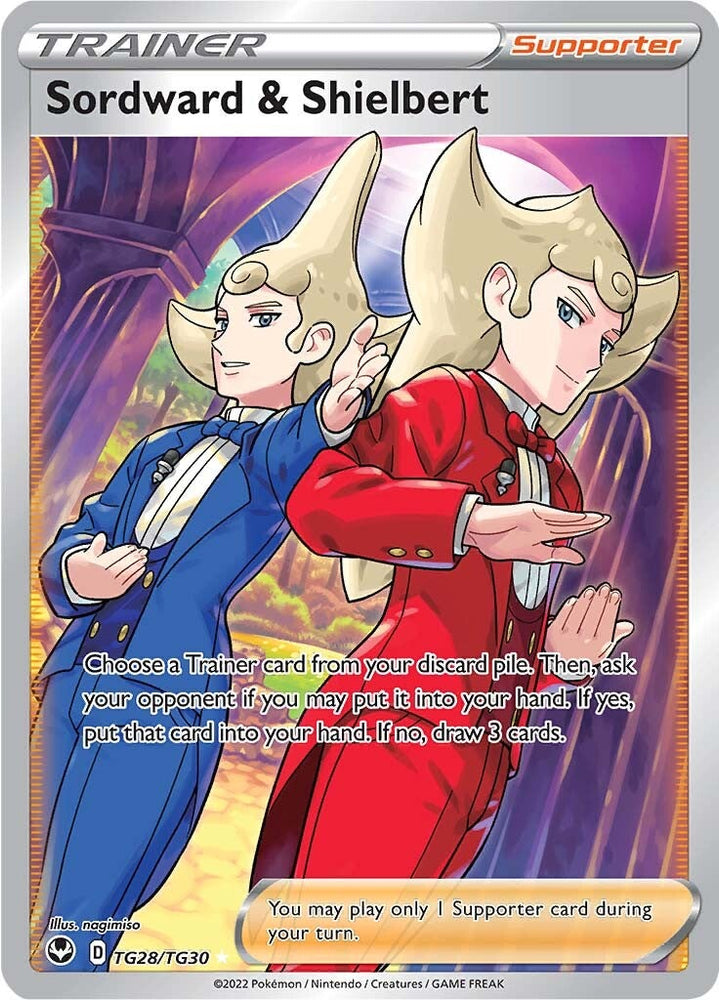 Pokemon | Sordward & Shielbert (TG28/TG30) [Sword & Shield: Silver Tempest] | The Nerd Merchant