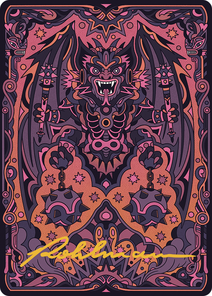 Magic | Bloodletter of Aclazotz Art Card (61/81) (Gold-Stamped Signature) [The Lost Caverns of Ixalan Art Series] | The Nerd Merchant