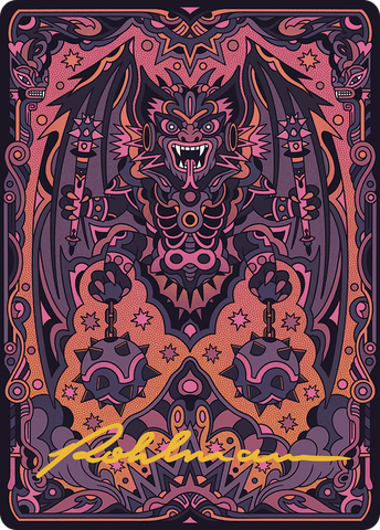 Magic | Bloodletter of Aclazotz Art Card (61/81) (Gold-Stamped Signature) [The Lost Caverns of Ixalan Art Series] | The Nerd Merchant