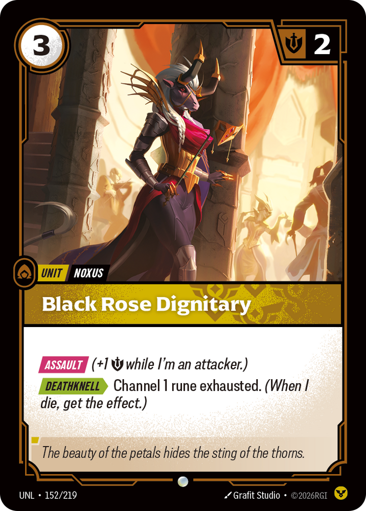 Black Rose Dignitary - Unleashed (152/219)