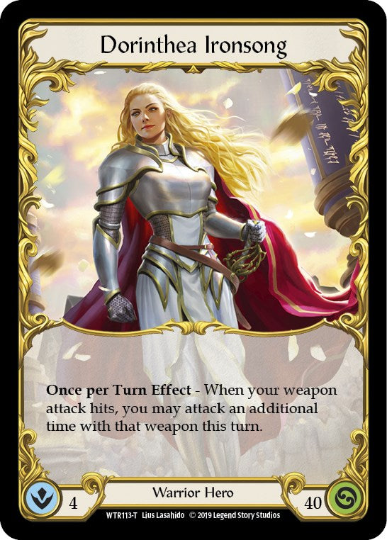Flesh and Blood TCG | Dorinthea Ironsong // Harmonized Kodachi [WTR113 // WTR078] (Welcome to Rathe Unlimited) | The Nerd Merchant