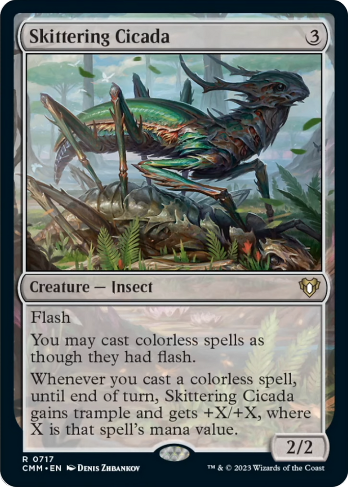 Magic | Skittering Cicada [Commander Masters] | The Nerd Merchant