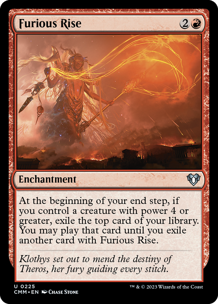 Magic | Furious Rise [Commander Masters] | The Nerd Merchant