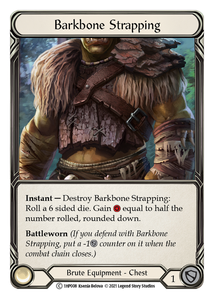 Flesh and Blood TCG | Barkbone Strapping [1HP008] (History Pack 1) | The Nerd Merchant