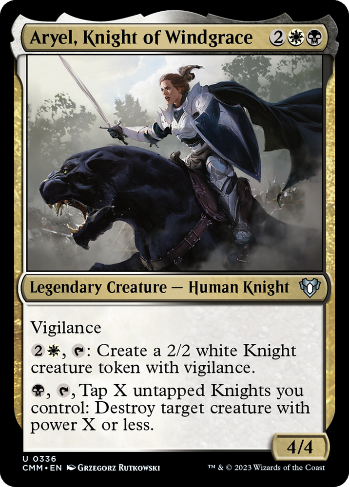 Magic | Aryel, Knight of Windgrace [Commander Masters] | The Nerd Merchant
