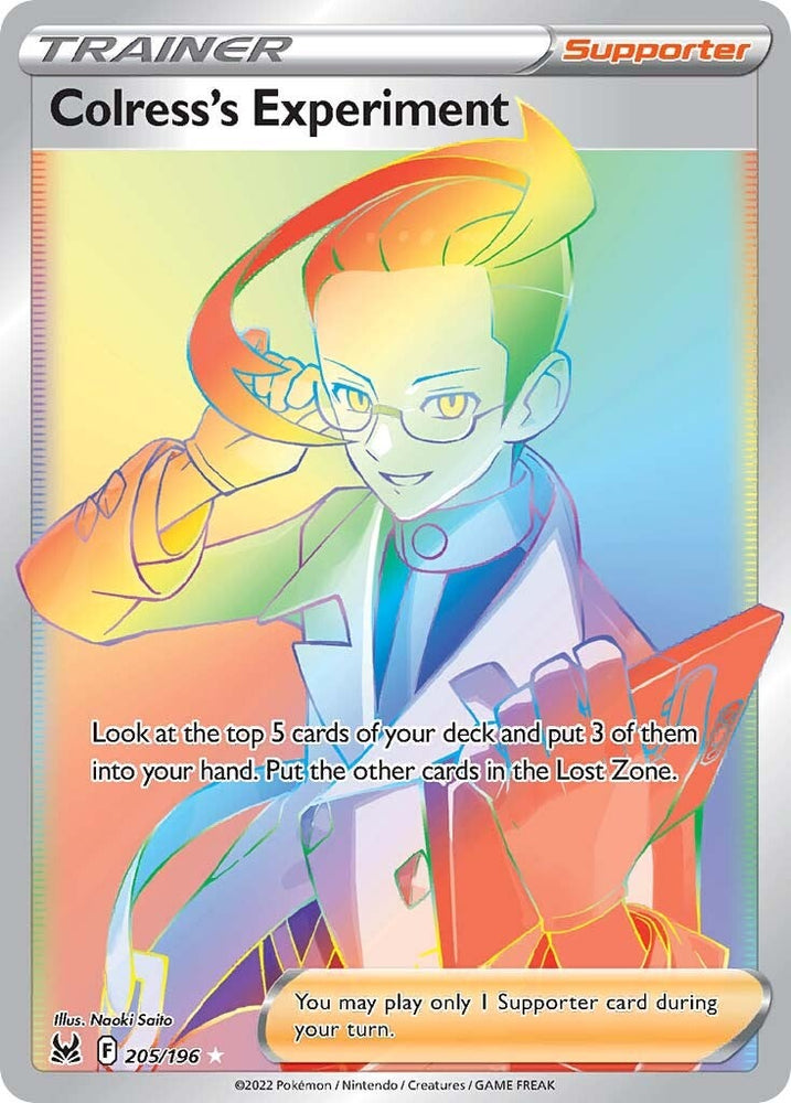 Pokemon | Colress's Experiment (205/196) [Sword & Shield: Lost Origin] | The Nerd Merchant