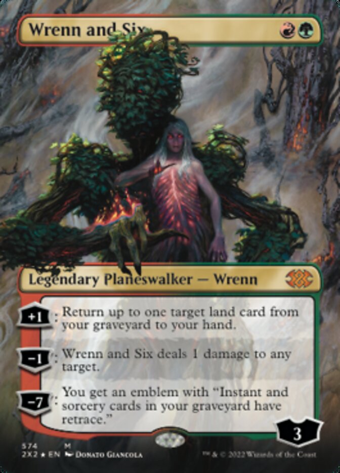 Magic | Wrenn and Six (Textured Foil) [Double Masters 2022] | The Nerd Merchant