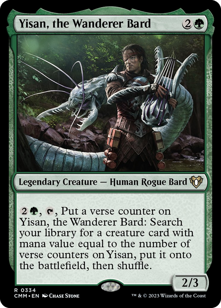Magic | Yisan, the Wanderer Bard [Commander Masters] | The Nerd Merchant