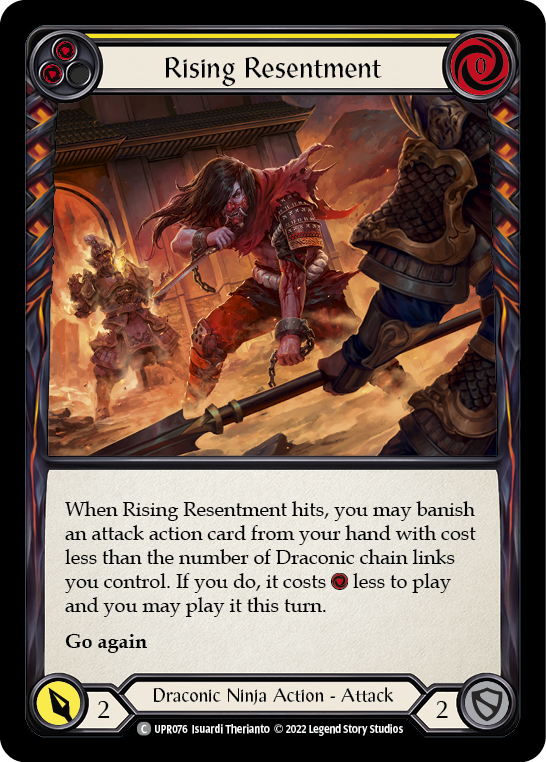 Flesh and Blood TCG | Rising Resentment (Yellow) [UPR076] (Uprising) | The Nerd Merchant