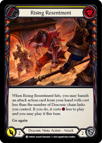 Flesh and Blood TCG | Rising Resentment (Yellow) [UPR076] (Uprising) | The Nerd Merchant