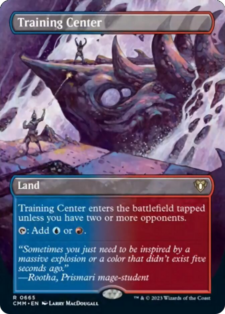 Magic | Training Center (Borderless Alternate Art) [Commander Masters] | The Nerd Merchant