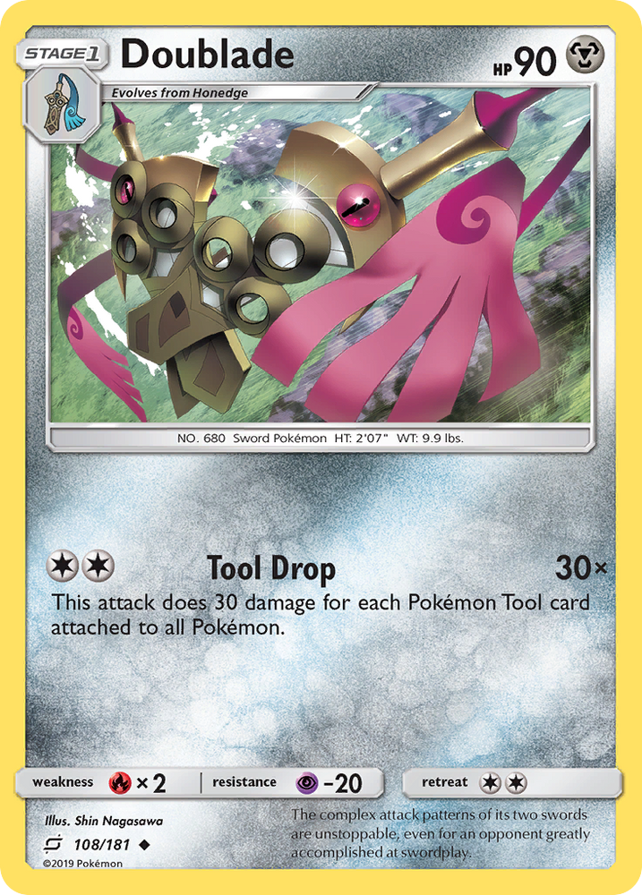 Pokemon | Doublade (108/181) [Sun & Moon: Team Up] | The Nerd Merchant