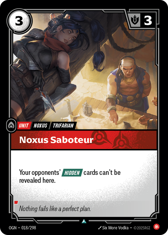 Noxus Saboteur (Foil) - Origins #18
