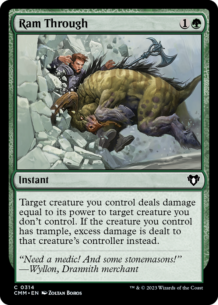 Magic | Ram Through [Commander Masters] | The Nerd Merchant