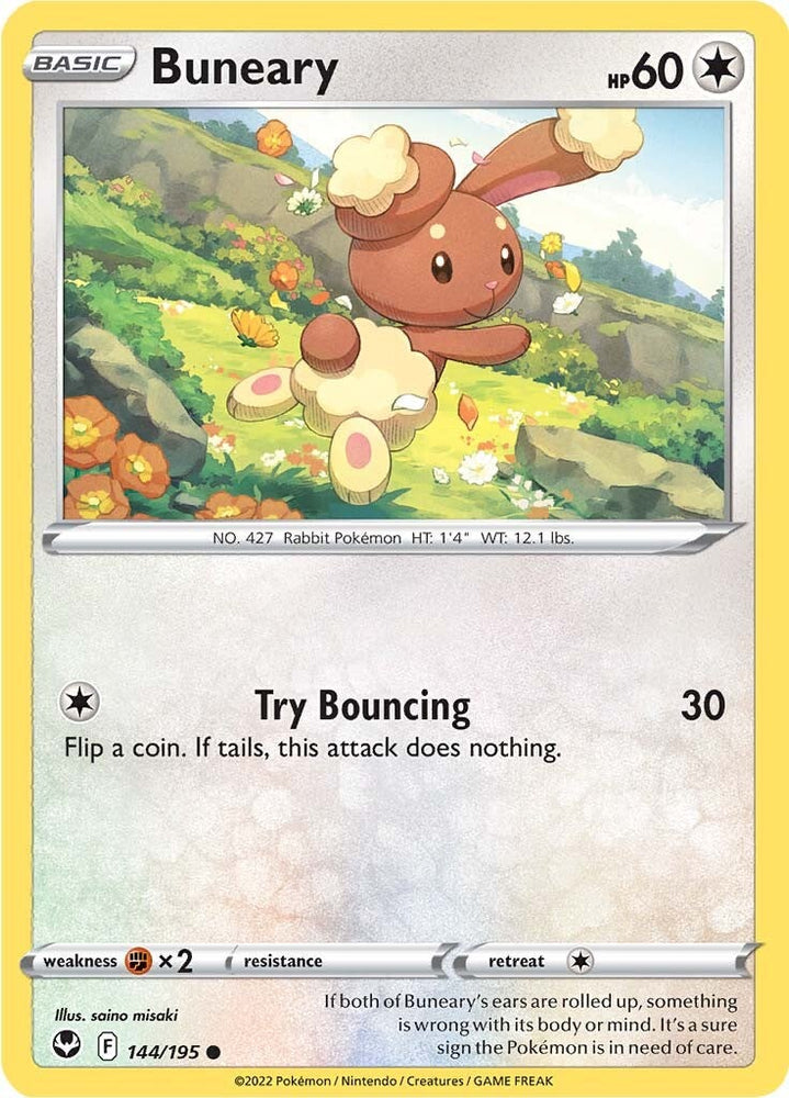 Pokemon | Buneary (144/195) [Sword & Shield: Silver Tempest] | The Nerd Merchant