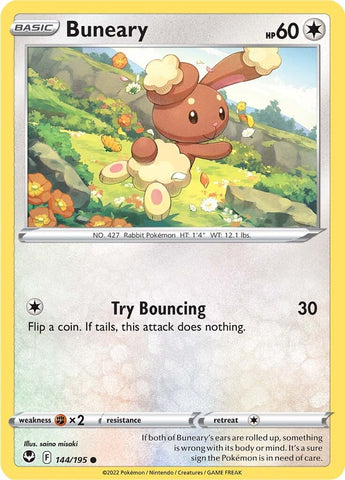 Pokemon | Buneary (144/195) [Sword & Shield: Silver Tempest] | The Nerd Merchant