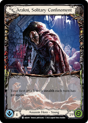 Flesh and Blood TCG | Arakni, Solitary Confinement [ARA001] (Outsiders Arakni Blitz Deck) | The Nerd Merchant