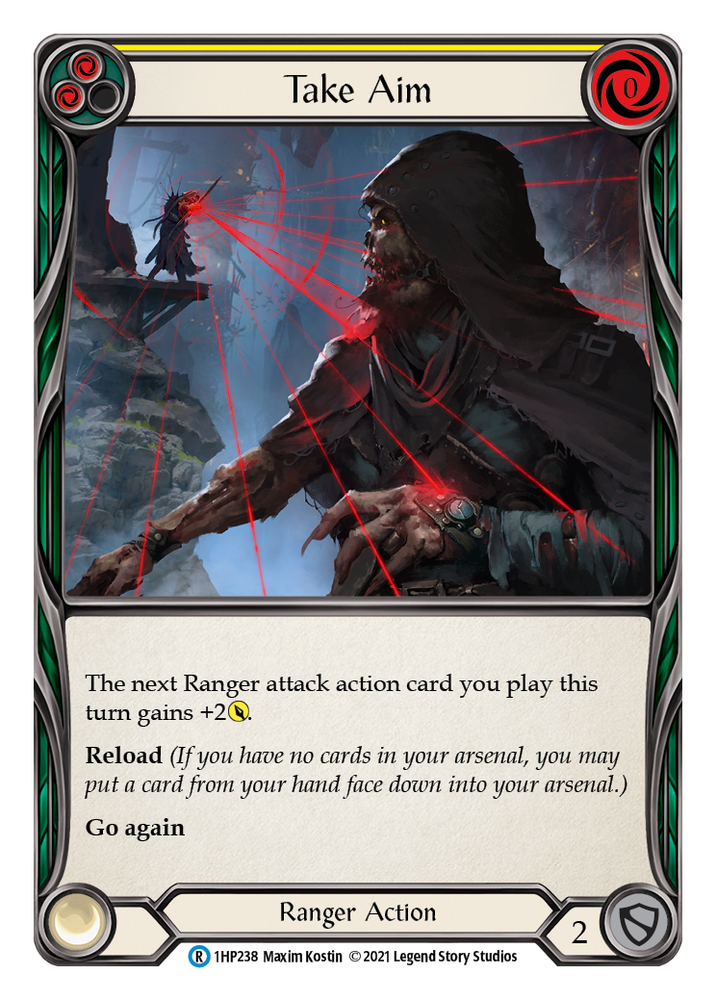 Flesh and Blood TCG | Take Aim (Yellow) [1HP238] (History Pack 1) | The Nerd Merchant