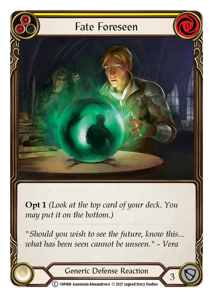 Flesh and Blood TCG | Fate Foreseen (Yellow) [1HP406] (History Pack 1) | The Nerd Merchant