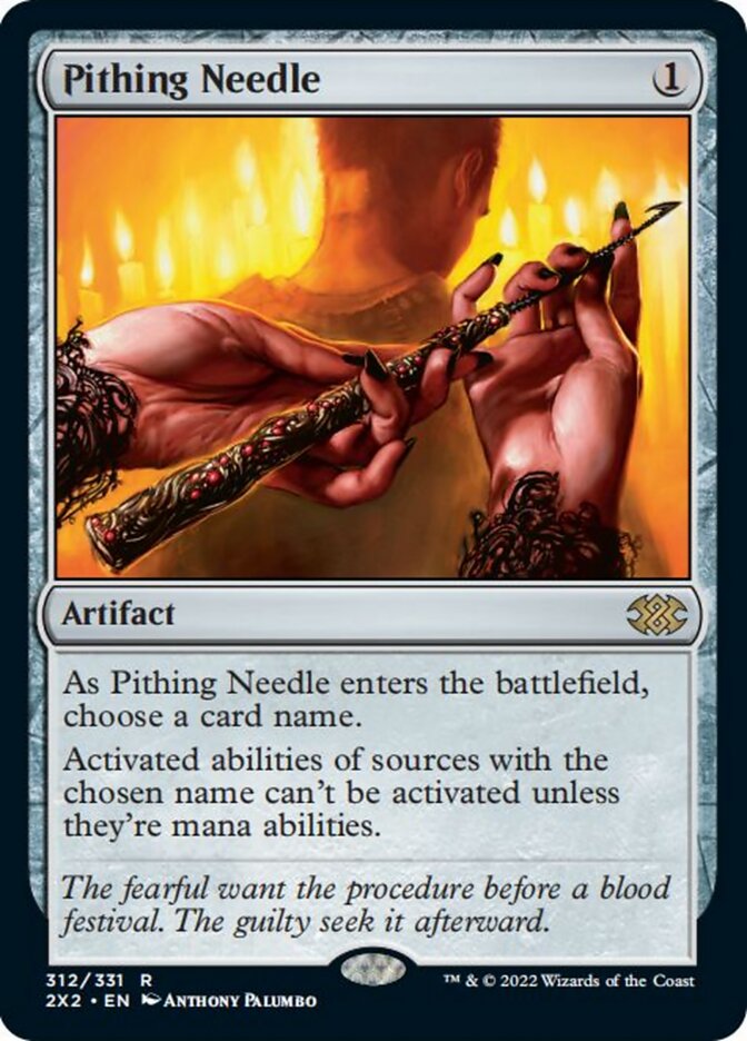 Magic | Pithing Needle [Double Masters 2022] | The Nerd Merchant