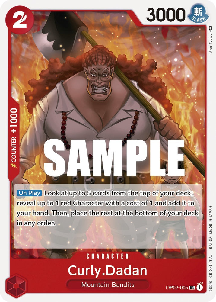 One Piece | Curly.Dadan [Paramount War] | The Nerd Merchant