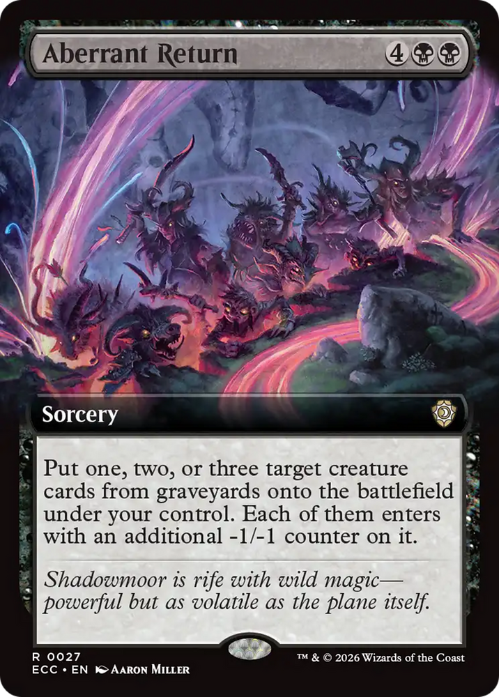Magic | Aberrant Return (Extended Art) [Lorwyn Eclipsed Commander] | The Nerd Merchant