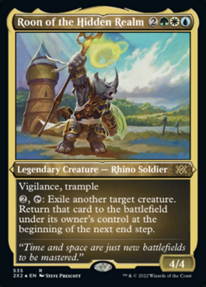 Magic | Roon of the Hidden Realm (Foil Etched) [Double Masters 2022] | The Nerd Merchant