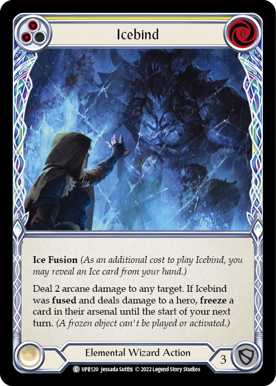 Flesh and Blood TCG | Icebind (Yellow) [UPR120] (Uprising) | The Nerd Merchant