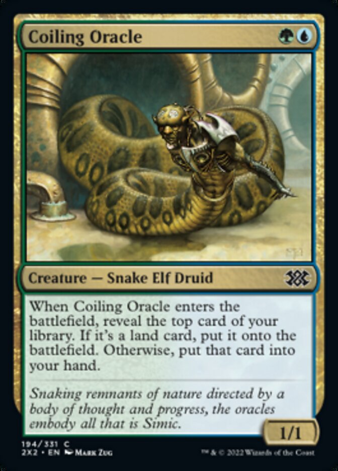 Magic | Coiling Oracle [Double Masters 2022] | The Nerd Merchant